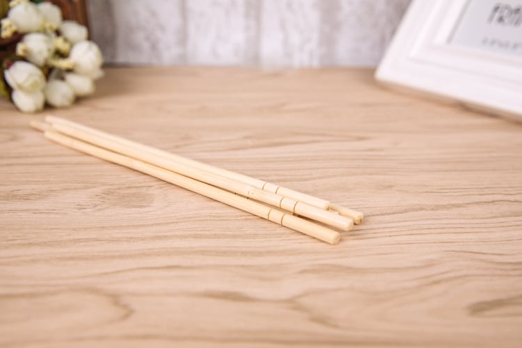 大量生产一次性卫生筷 圆棒筷子 双生筷 天削筷