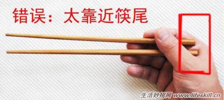 图解筷子的正确使用方法